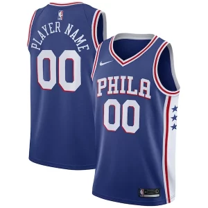 Moderno Philadelphia 76ers Nike Swingman Custom Jersey Blue Icon Edition