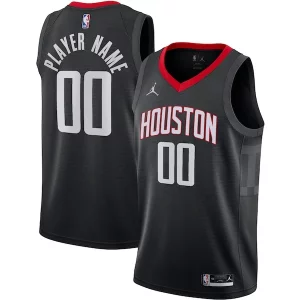 Carino Classico Houston Rockets Jordan Brand Swingman Custom Jersey Statement Edition Black