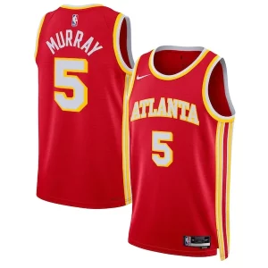 Versatile Raffinato Dejounte Murray Atlanta Hawks Nike Unisex Swingman Jersey Icon Edition Red