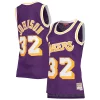 Stupendo Magic Johnson Los Angeles Lakers Women's Hardwood Classics 1984/85 Swingman Jersey Purple