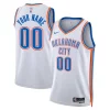 Sofisticato Magnifico Stupendo Oklahoma City Thunder Nike Unisex Swingman Custom Jersey White Association Edition