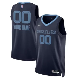Delizioso Memphis Grizzlies Nike 2021/22 Diamond Swingman Custom Jersey Icon Edition Navy