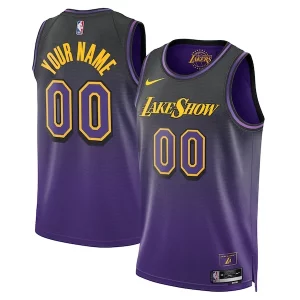 Raffinato Stupendo Duraturo Los Angeles Lakers Nike Unisex 2024/25 Custom Swingman Jersey City Edition Purple