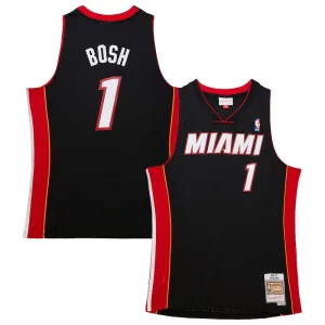 Elegante Trendy Fascinante Chris Bosh Miami Heat Hardwood Classics Swingman Jersey Black