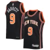 Trendy RJ Barrett New York Knicks Nike Youth 2021/22 Swingman Jersey City Edition Black