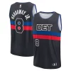 Incantevole Prestigioso Tim Hardaway Jr. Detroit Pistons Fast Break Player Jersey Statement Edition Black