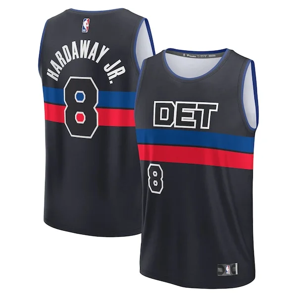 Incantevole Prestigioso Tim Hardaway Jr. Detroit Pistons Fast Break Player Jersey Statement Edition Black
