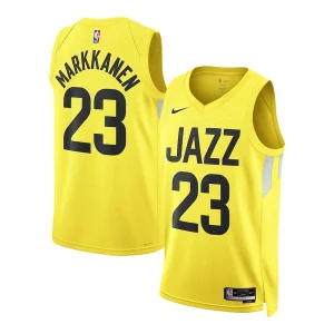 Robusto Duraturo Lauri Markkanen Utah Jazz Nike Unisex Swingman Jersey Association Edition Gold