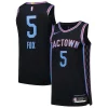Elegante Gorgeous De'Aaron Fox Sacramento Kings Nike Authentic Player Jersey City Edition Black