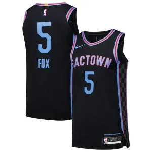 Elegante Gorgeous De'Aaron Fox Sacramento Kings Nike Authentic Player Jersey City Edition Black