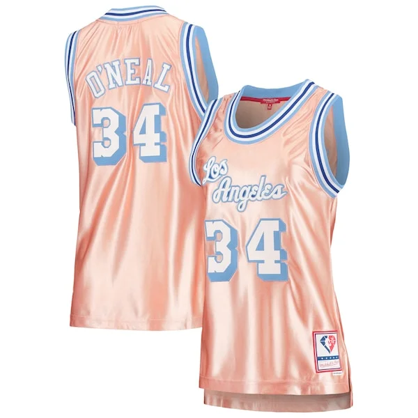 Prestigioso Resistente Fantastico Shaquille O'Neal Los Angeles Lakers Women's 75th Anniversary Rose Gold 1996 Swingman Jersey Pink