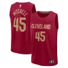 Duraturo Pratico Donovan Mitchell Cleveland Cavaliers Youth Fast Break Replica Player Jersey Icon Edition Wine