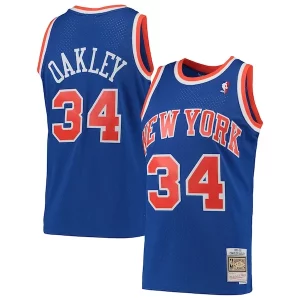 Ottimo Raffinato Charles Oakley New York Knicks Hardwood Classics Swingman Jersey Blue