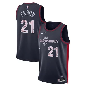 Raffinato Joel Embiid Philadelphia 76ers Nike Unisex 2023/24 Swingman Jersey Navy City Edition