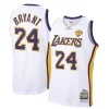 Resistente Lussuoso Trendy Men's Los Angeles Lakers Kobe Bryant White 2009 10 Hardwood Classics Authentic Jersey