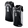 Sofisticato Victor Wembanyama San Antonio Spurs Nike Authentic Jersey Icon Edition Black