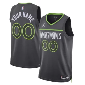 Incantevole Gorgeous Minnesota Timberwolves Jordan Brand Unisex 2022/23 Swingman Custom Jersey Statement Edition Black