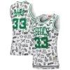 Magnifico Larry Bird Boston Celtics Women's 1985 Doodle Swingman Jersey White