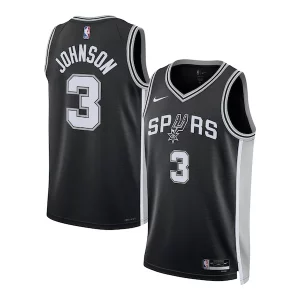 Versatile Keldon Johnson San Antonio Spurs Nike Unisex Swingman Jersey Icon Edition Black/White