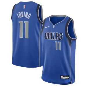 Accattivante Kyrie Irving Dallas Mavericks Nike Youth Swingman Jersey Icon Edition Blue