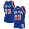 Prestigioso Versatile Eccezionale Patrick Ewing New York Knicks 1991/92 Hardwood Classics NBA 75th Anniversary Diamond Swingman Jersey Blue