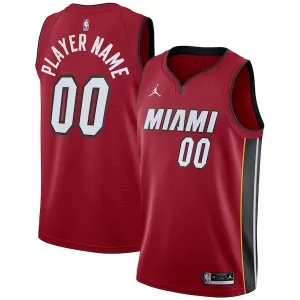 Delizioso Fascinante Miami Heat Jordan Brand Swingman Custom Jersey Statement Edition Red