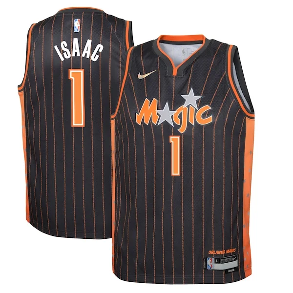 Trendy Stupendo Jonathan Isaac Orlando Magic Nike Youth Swingman Jersey City Edition Anthracite