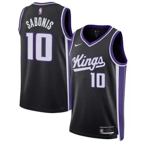 Cool Comodo Domantas Sabonis Sacramento Kings Nike Unisex Swingman Jersey Association Edition Black