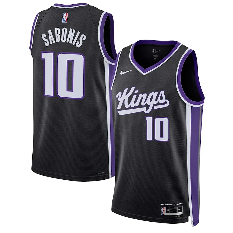 Cool Comodo Domantas Sabonis Sacramento Kings Nike Unisex Swingman Jersey Association Edition Black
