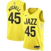 Bellissimo Prestigioso Elegante Donovan Mitchell Utah Jazz Nike Unisex Swingman Jersey Icon Edition Gold