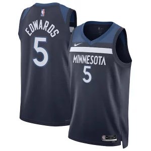 Incantevole Eccezionale Anthony Edwards Minnesota Timberwolves Nike Unisex Swingman Jersey Icon Edition Navy