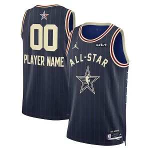 Attraente Magnifico Lussuoso Jordan Brand Unisex 2024 NBA All Star Game Swingman Custom Jersey Navy