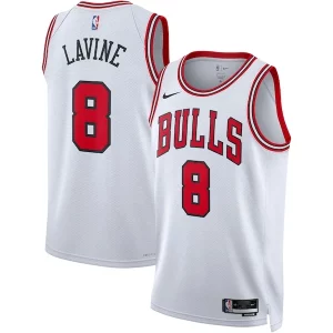 Carino Cool Fascinante Zach LaVine Chicago Bulls Nike Unisex Swingman Jersey Association Edition White/Red