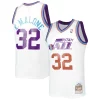 Splendido Karl Malone Utah Jazz 1991/92 Hardwood Classics Reload 3.0 Swingman Jersey White