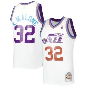 Splendido Karl Malone Utah Jazz 1991/92 Hardwood Classics Reload 3.0 Swingman Jersey White