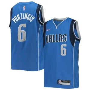 Prestigioso Cool Sofisticato Kristaps Porzingis Dallas Mavericks Nike Youth 2021/22 Diamond Swingman Jersey Icon Edition Blue