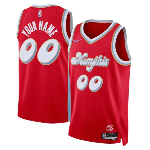 Trendy Raffinato Memphis Grizzlies Nike Unisex 2024/25 Custom Swingman Jersey City Edition Red
