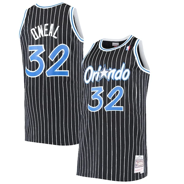 Accattivante Shaquille O'Neal Orlando Magic Big & Tall Hardwood Classics Jersey Black