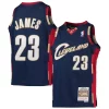 Sofisticato Cool LeBron James Cleveland Cavaliers Youth 2008 09 Hardwood Classics Swingman Jersey Navy