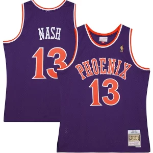 Raffinato Splendido Classico Steve Nash Phoenix Suns 2001/02 Hardwood Classics Swingman Jersey Purple/White