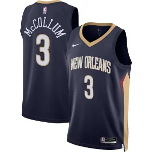 Classico Incantevole C.J. McCollum New Orleans Pelicans Nike Unisex Swingman Jersey Icon Edition Navy