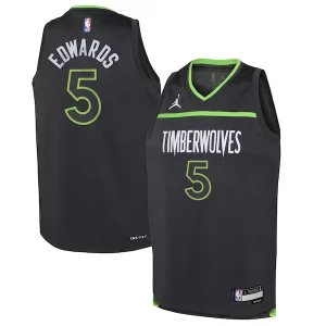 Versatile Anthony Edwards Minnesota Timberwolves Jordan Brand Youth Swingman Jersey Statement Edition Black