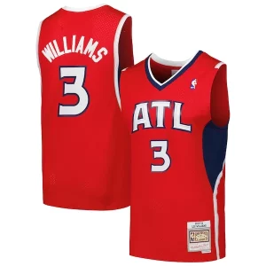 Accattivante Versatile Lou Williams Atlanta Hawks 2001/02 Hardwood Classics Swingman Jersey Red