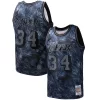 Accattivante Shaquille O'Neal Los Angeles Lakers Hardwood Classics 1996/97 Tie Dye Swingman Jersey Black
