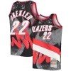 Raffinato Clyde Drexler Portland Trail Blazers Hardwood Classics 1991/92 Hyper Hoops Swingman Jersey Black