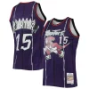 Versatile Gorgeous Comodo Vince Carter Toronto Raptors 1998/99 Hardwood Classics NBA 75th Anniversary Diamond Swingman Jersey Purple