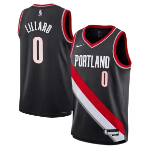 Pratico Damian Lillard Portland Trail Blazers Nike Youth Swingman Jersey Icon Edition Black