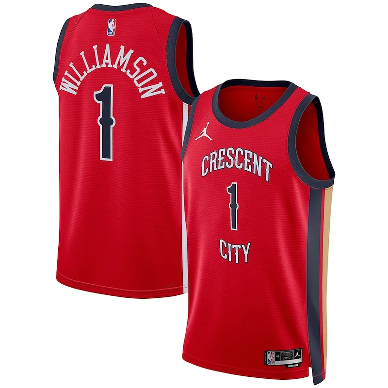Pratico Meraviglioso Trendy Zion Williamson New Orleans Pelicans Jordan Brand Unisex Swingman Jersey Statement Edition Red