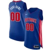 Classico Detroit Pistons Nike Authentic Custom Jersey Blue Icon Edition