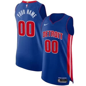 Classico Detroit Pistons Nike Authentic Custom Jersey Blue Icon Edition